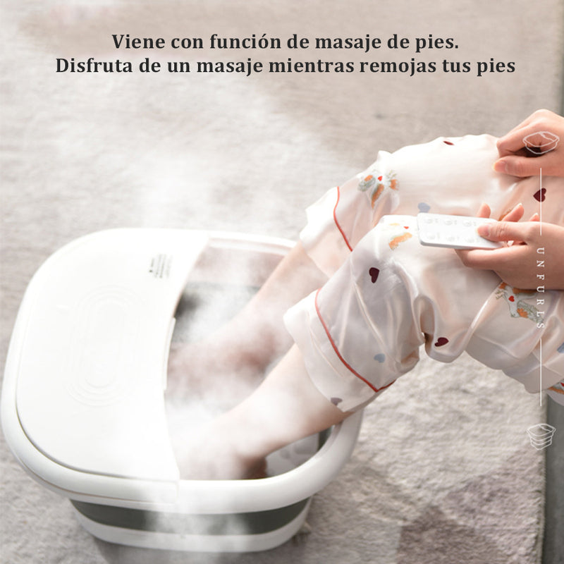 Baño de pies plegable calefacción eléctrica totalmente automática（mantenga su móvil abierto）